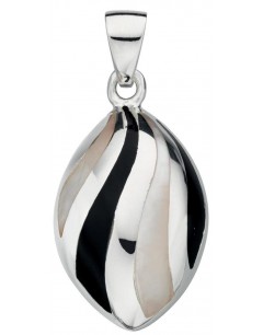 Necklace mother of pearl in 925/1000 silver