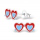 My-jewelry - H2199 - earring sunglasses heart in 925/1000 silver