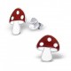 My-jewelry - H4666 - Loop ear fungus in 925/1000 silver