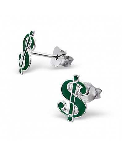 My-jewelry - H7349 - earring dollar in 925/1000 silver