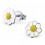 My-jewelry - H17356 - earring flower 925/1000 silver