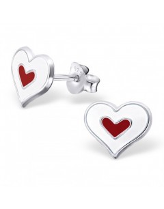 My-jewelry - H18238 - earring heart 925/1000 silver