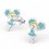 My-jewelry - H19453 - earring pom-pom girls in 925/1000 silver