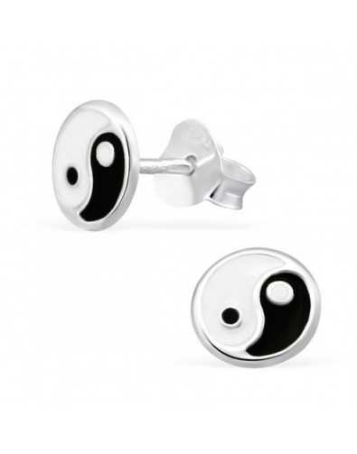 My-jewelry - H21533 - earring yin and yang in 925/1000 silver