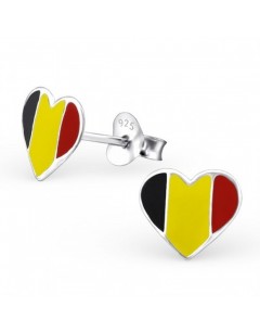 My-jewelry - H23050 - earring heart of Belgium in 925/1000 silver