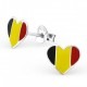 My-jewelry - H23050 - earring heart of Belgium in 925/1000 silver