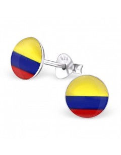 My-jewelry - H24437 - earring the colors of the British in 925/1000 silver