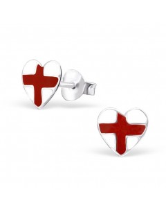 My-jewelry - H21907 - earring flag of England in 925/1000 silver