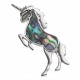 My-jewelry - H386 - Pretty pin-Unicorn enamel stainless steel