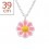 My-jewelry - H31090 - Pretty flower necklace in 925/1000 silver