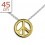 My-jewelry - H1359 - golden Necklace in 925/1000 silver