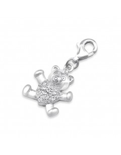 My-jewelry - H398us - Sterling silver Charms bear earring