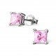 My-jewelry - H8271 - earring rose in 925/1000 silver