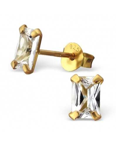 My-jewelry - H17038 - earring golden 925/1000 silver