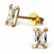 My-jewelry - H17038 - earring golden 925/1000 silver