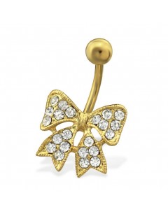 My-jewelry - H29735 - Jolie piercing noeux stainless steel golden