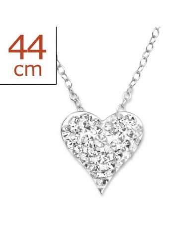 My-jewelry - H28079b - Necklace heart in 925/1000 silver