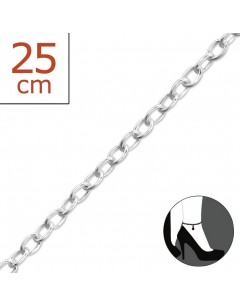 My-jewelry - H259z - Chain ankle charms in 925/1000 silver