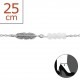 My-jewelry - H174z - Chain ankle feather in 925/1000 silver