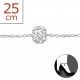 My-jewelry - H610z - Chain ankle in 925/1000 silver