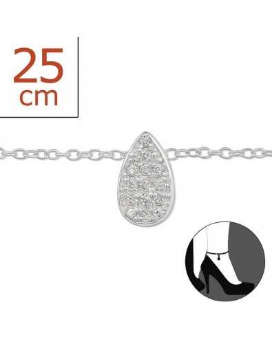 My-jewelry - H6304 - Chain ankle in 925/1000 silver