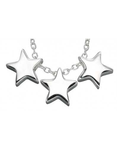 Necklace-star in 925/1000 silver