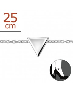 My-jewelry - H2542z - Chain ankle triangle in 925/1000 silver