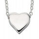 Necklace heart in 925/1000 silver