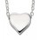 Necklace heart in 925/1000 silver