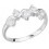 Elegant ring in 925/1000 silver