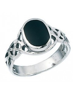 Ring onyx in 925/1000 silver