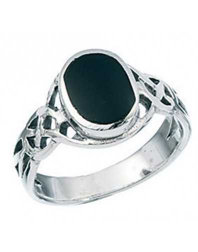 Ring onyx in 925/1000 silver