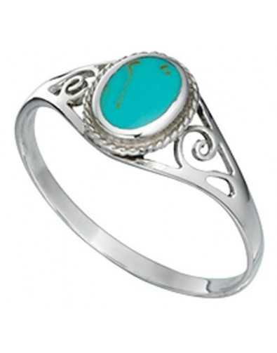 Ring turquoise in 925/1000 silver