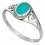 Ring turquoise in 925/1000 silver