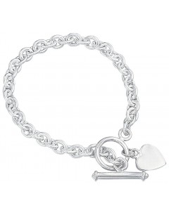 Heart Bracelet in 925/1000 silver