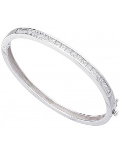 Bracelet chic zirconia in 925/1000 silver