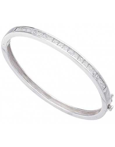 Bracelet chic zirconia in 925/1000 silver