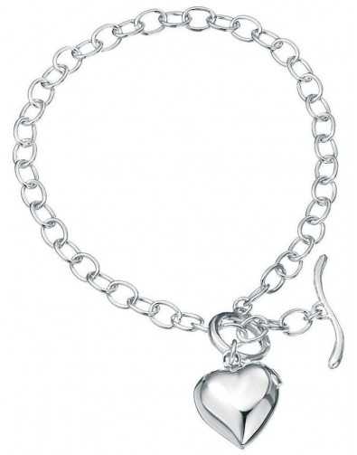 Heart Bracelet in 925/1000 silver