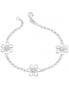 Flower Bracelet in 925/1000 silver