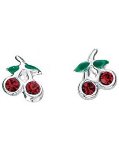 Earring cherry, 925/1000 silver