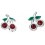 Earring cherry, 925/1000 silver