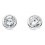 Earring zirconia in 925/1000 silver