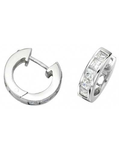 Earring zirconia original in 925/1000 silver