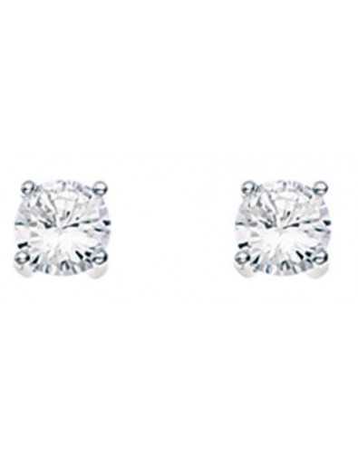 Earring zirconia in 925/1000 silver