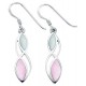 Earring original mother of pearl in 925/1000 silver