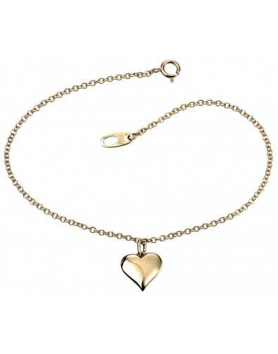 Heart Bracelet 14-karat Gold