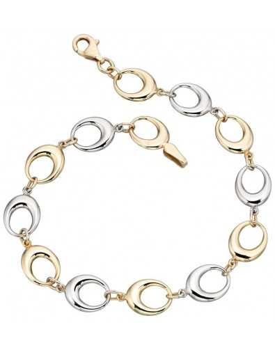 Bracelet luxury white Gold and 14-karat Gold