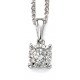 Diamond necklace in white Gold 375/1000 carats