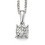 Diamond necklace in white Gold 375/1000 carats