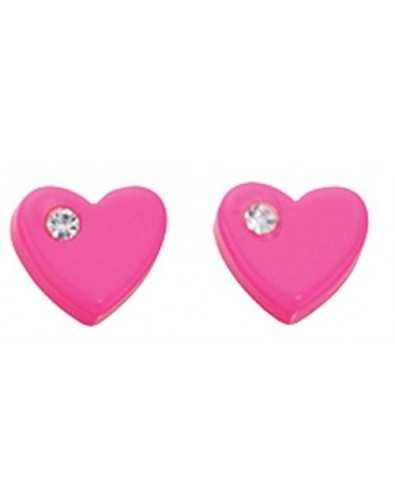 Earring heart 925/1000 silver